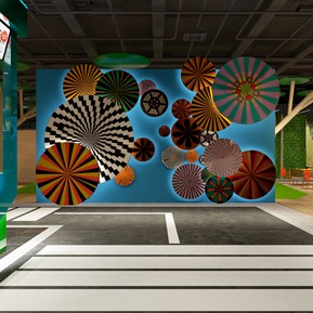 现代 餐厅 美食小吃甜品商场