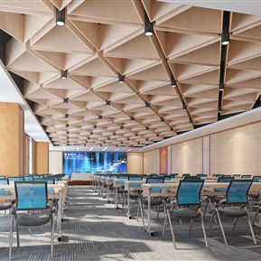 现代 会议厅 简约大会议室