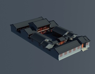 中式古建筑室外效果