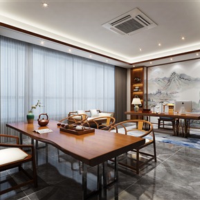 新中式 办公室