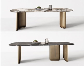 现代现代方形餐桌