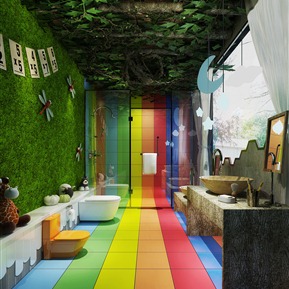 现代 卫生间 民宿卫生间