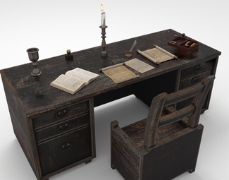 复古创意书桌