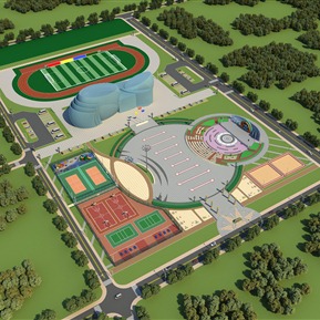 现代 广场 大广场公园