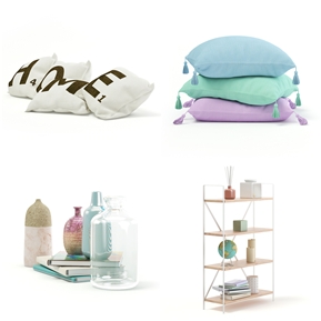 现代 抱枕 装饰品