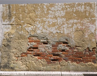 现代文化砖墙