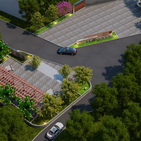 现代 广场 花园游乐场