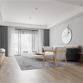 新中式 客餐厅 客餐厅一楼