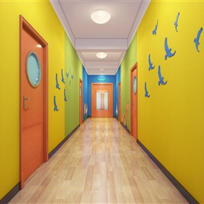 现代 过道 学校走廊