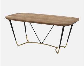 现代木制桌子