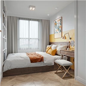 美式 卧室 主卧室