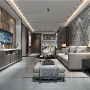 现代 客厅 家装整体