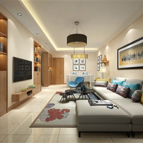 新中式 客餐厅 客厅