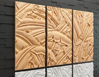 现代文化浮雕墙