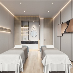 现代 spa 按摩包间