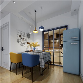 现代 餐厅 客厅