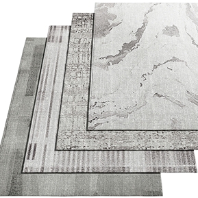 现代 方形地毯 布艺绒毛地毯