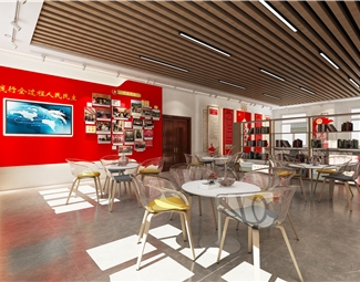 现代 展厅 人大代表展厅 党建展厅