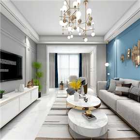 轻奢 客餐厅 全景客餐厅