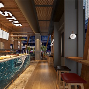 工业LOFT 面包店 饮品店