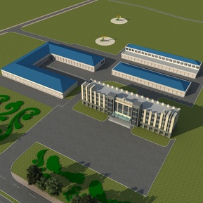 现代 厂房 厂区