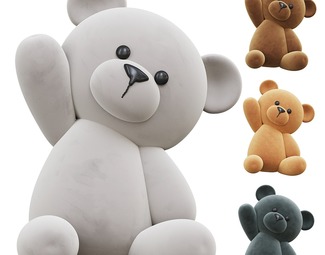现代 玩具 儿童玩具 毛绒玩具 玩具熊 小熊
