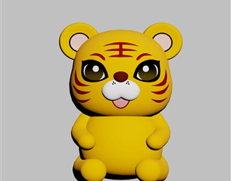 现代 玩具 卡通老虎