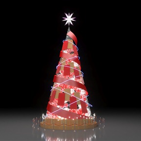 现代 美陈 圣诞美陈