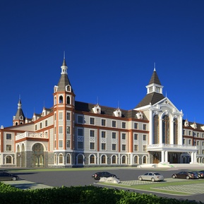 欧式 酒店建筑 酒店