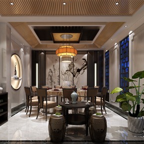 新中式 包间 包厢