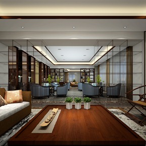 新中式 接待室 洽谈室