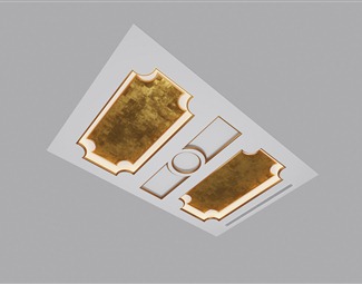 简欧吊顶石膏线条