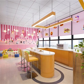 现代 面包店 儿童食品店烘培店 活动中心 玩具 饰品 摆件