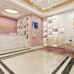 后现代 前台 美容院前台 按摩