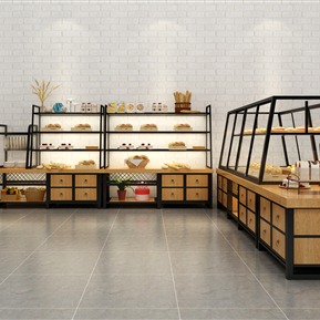 工业LOFT 货柜 一套烘焙柜子