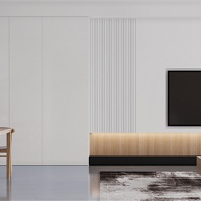 现代 客餐厅 铂悦府