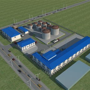 现代 厂房 厂区