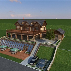 美式 独栋别墅 别墅