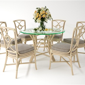东南亚 餐桌椅组合