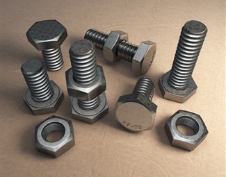 现代自攻螺丝平口螺丝螺钉3d模型下载-3d溜溜网