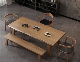 新中式木头桌子