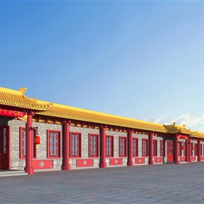 中式 古建 火葬场