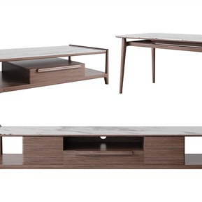 现代 茶几 简约板式家具