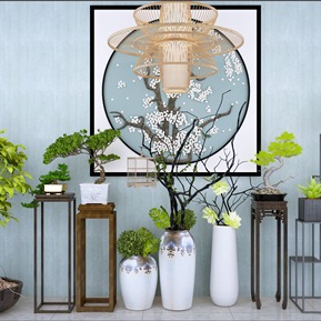 新中式 盆景 盆栽