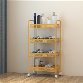 现代 推餐车 置物架