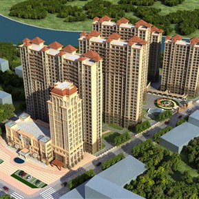 欧式 住宅区 商业高层住宅