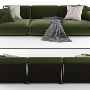 现代 三人沙发 多人沙发