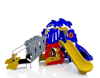 现代 滑梯 儿童滑梯