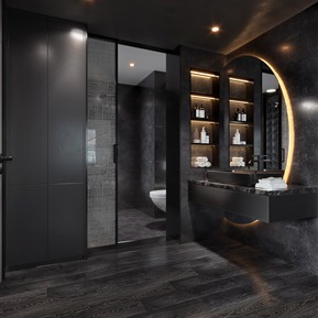 现代 卫生间 卫生间浴室