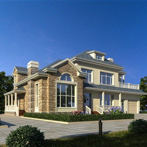 欧式 独栋别墅 别墅